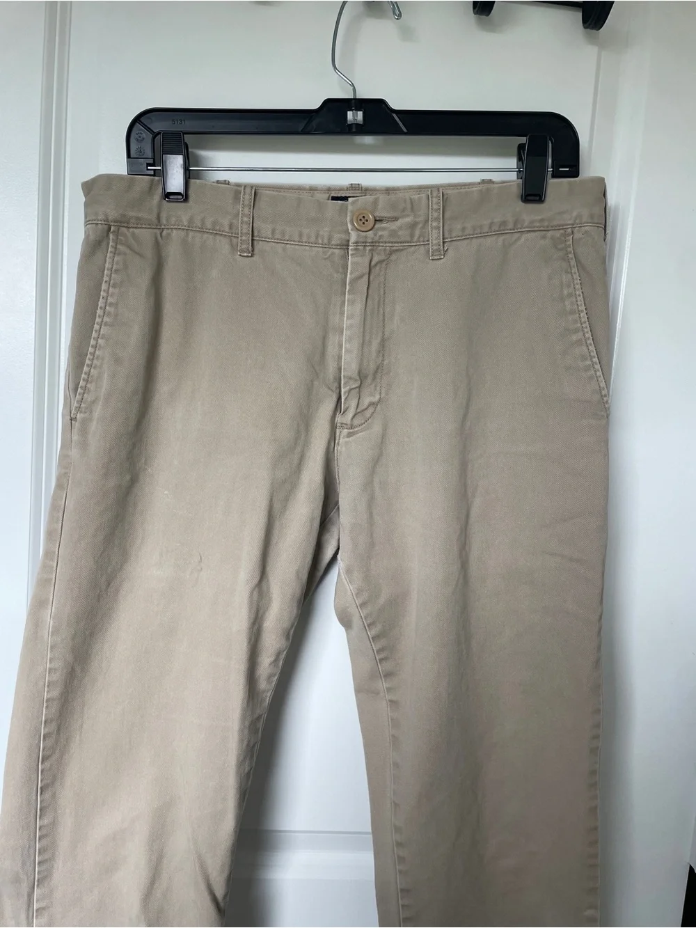 J. Crew The Driggs Tan Flat Slim Straight Stretch Mens sz 32x34 Office Classy